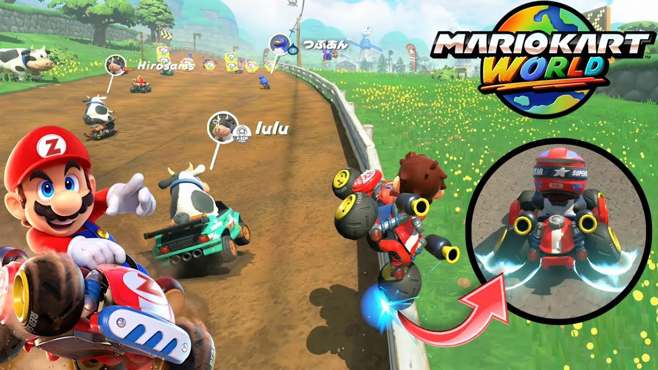 La NUEVA TÉCNICA para Conducir con ESTILO!!! - Mario Kart WORLD | Switch 2 - ZetaSSJ