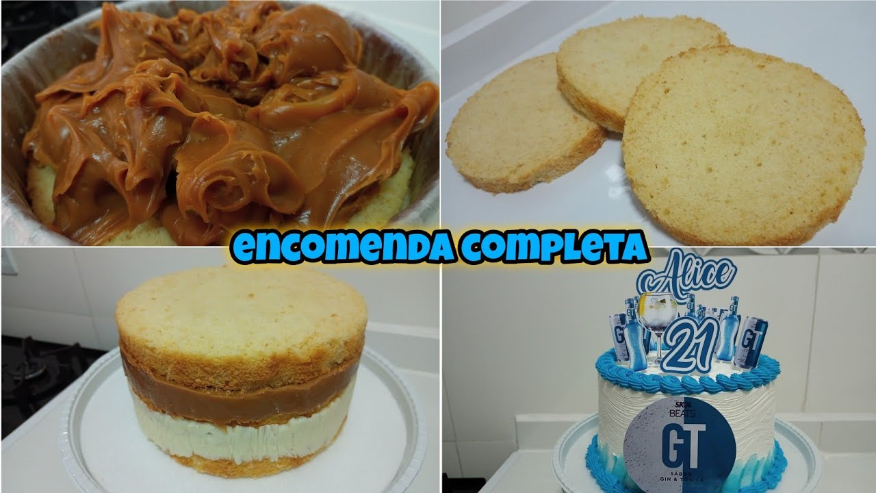 dois recheios + massa 20x10 + montagem + decoração 😍 PASSO A PASSO COMPLETO DE UMA ENCOMENDA ❤️