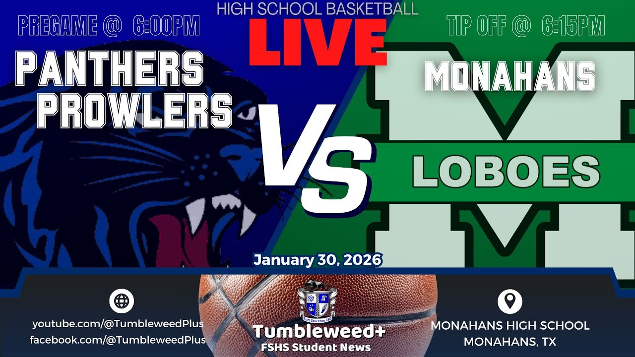 Fort Stockton Prowlers & Panthers VS. Monahans - Tumbleweed+ Basketball