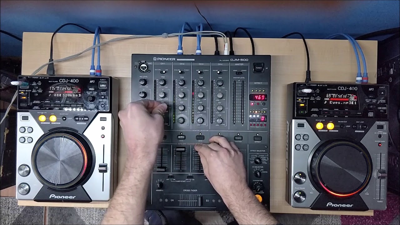 Mix Pioneer CDJ 400 DJM 500 EDM