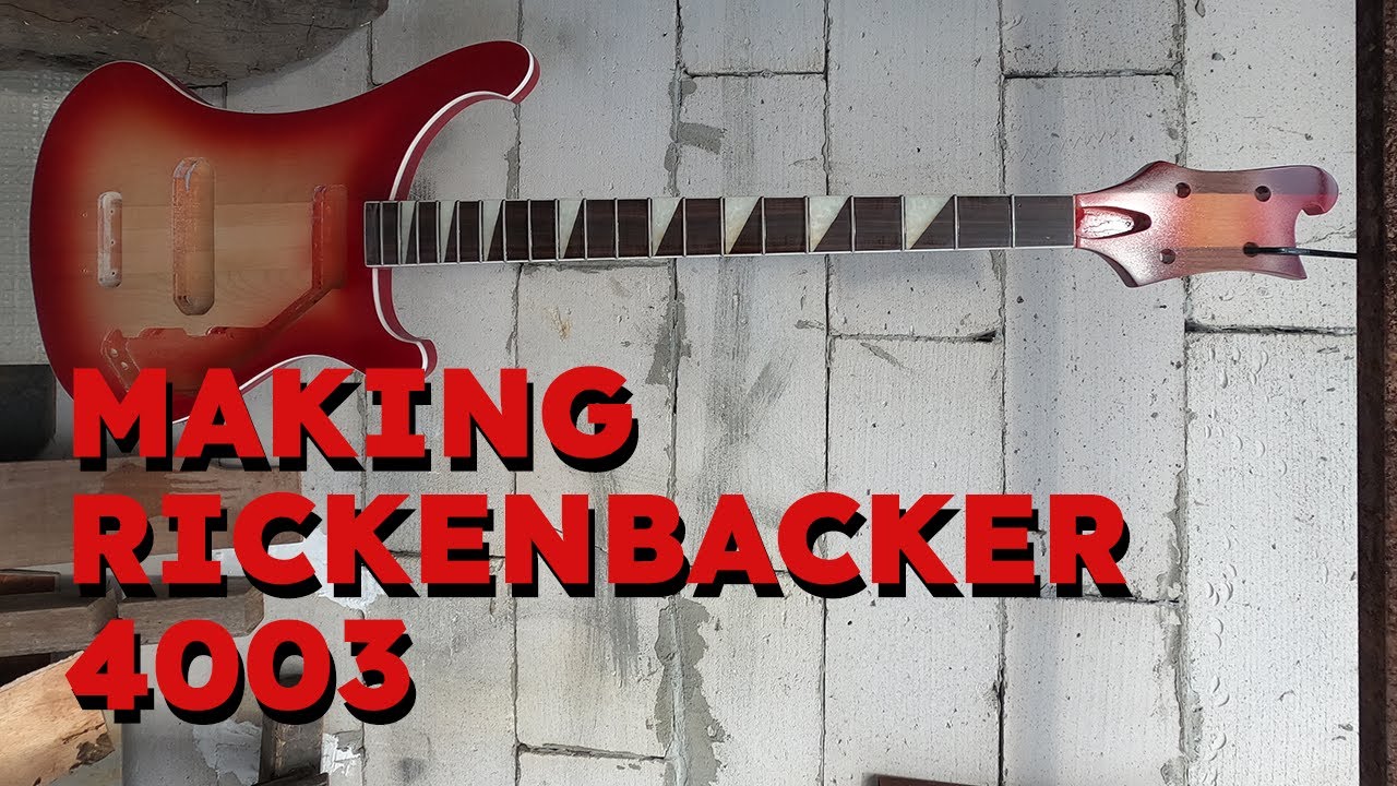 Making Rickenbacker 4003 Bass #9