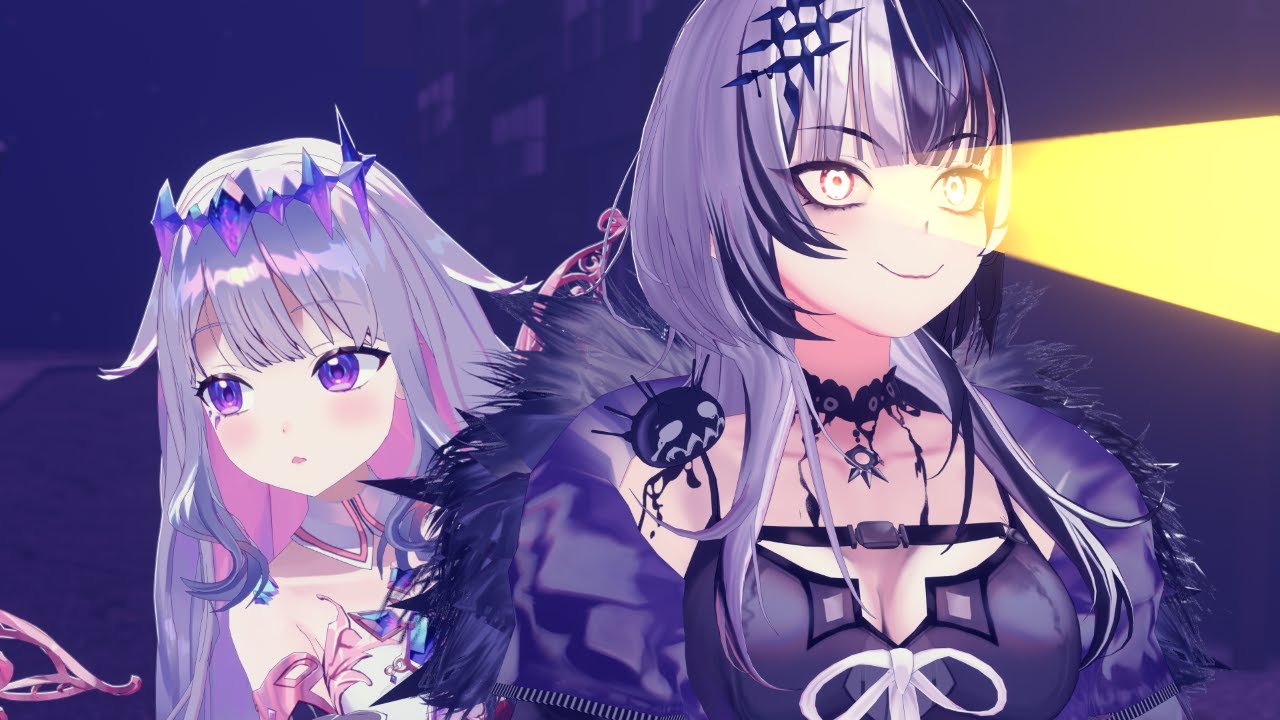 comically bright flashlight【Hololive Animation】