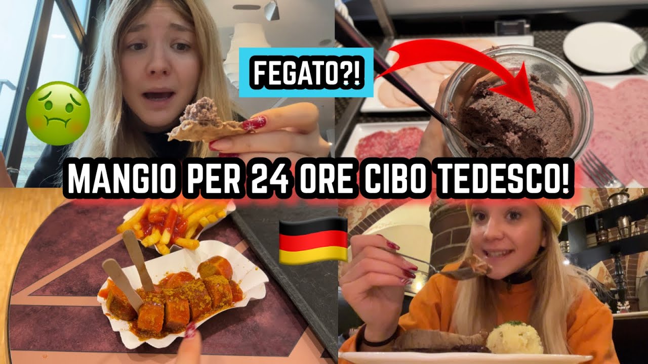 MANGIO SOLO CIBO TIPICO DI BERLINO PER 24 ORE! *fegato a colazione?!* ♕