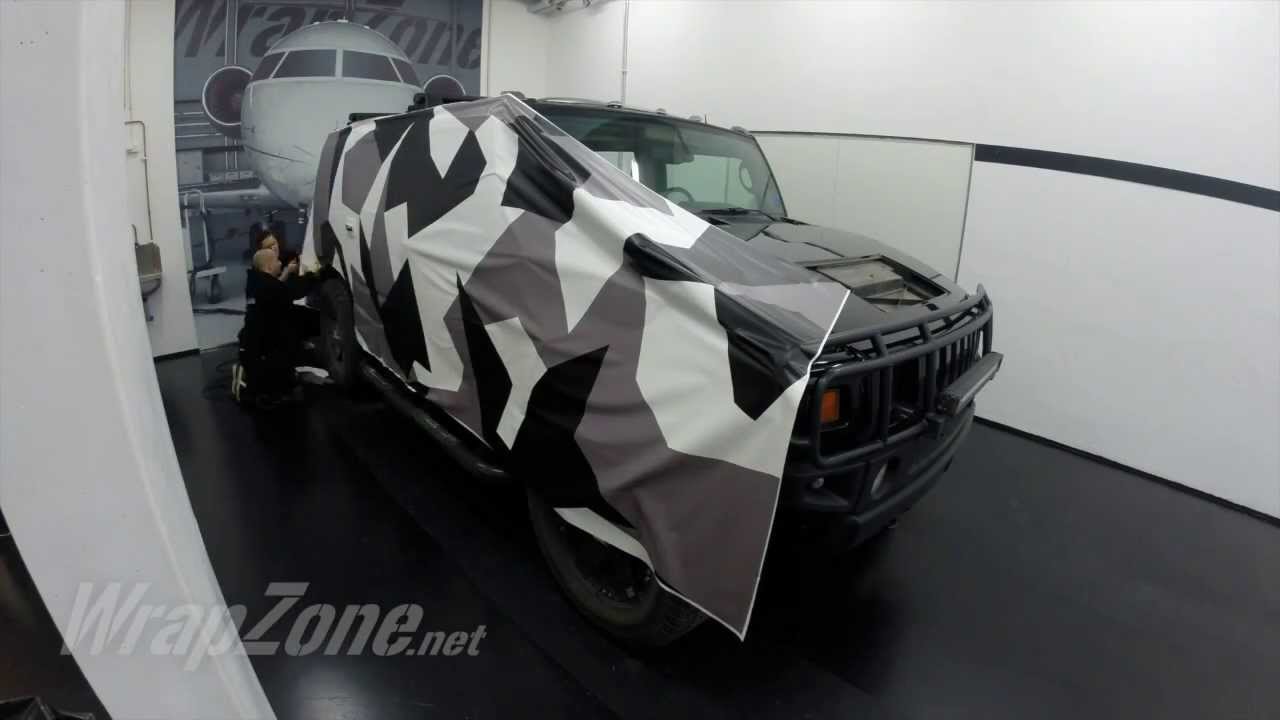 WrapZone Hummer H2 camo wrap