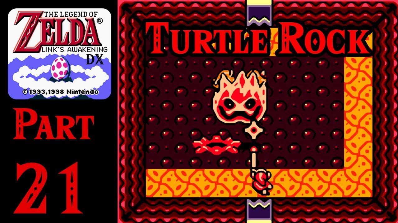 Zelda Links Awakening DX 100% Walkthrough - Part 21 Turtle Rock