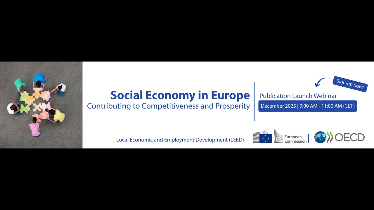 Launch – Social Economy in Europe: Contributing to Competitiveness and Prosperity - OECD & EC