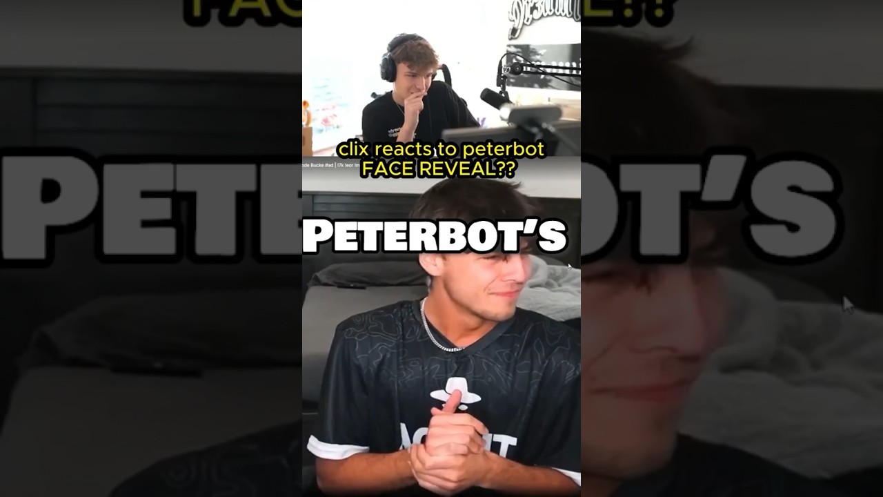 Clix Reacts To Peterbot&rsquo;s Face Reveal!😳😂