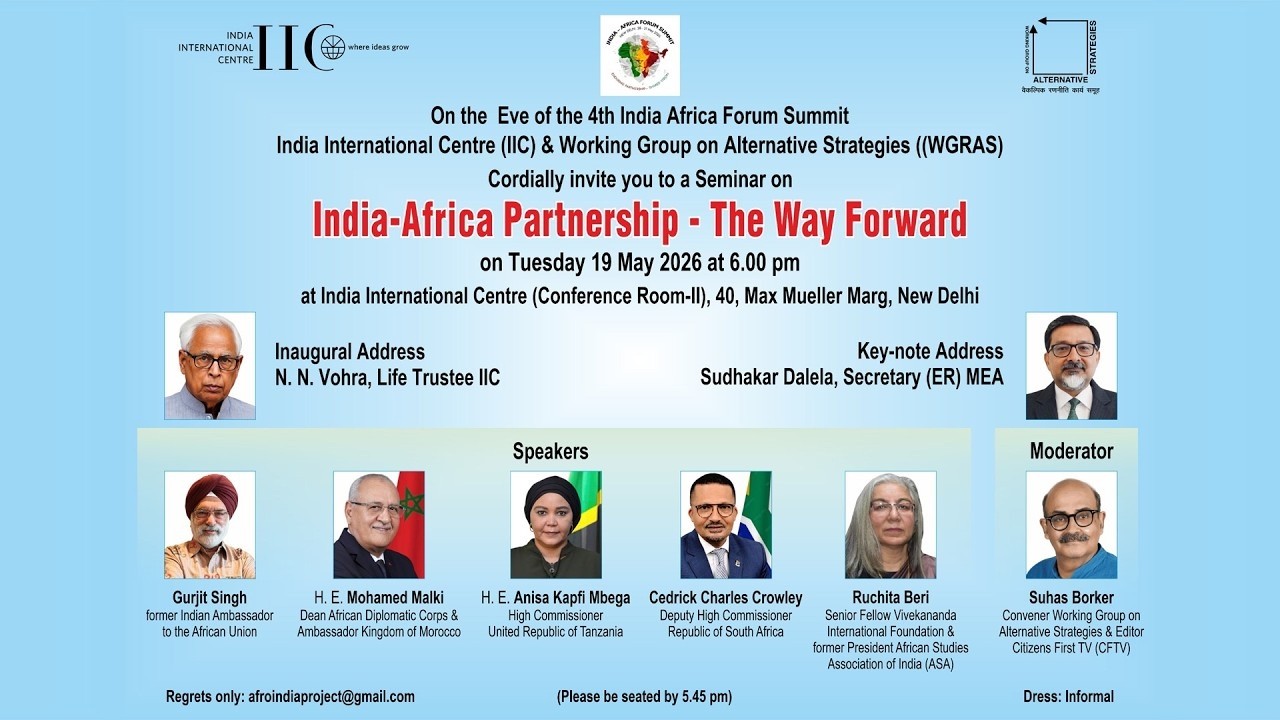 India-Africa Partnership - The Way Forward