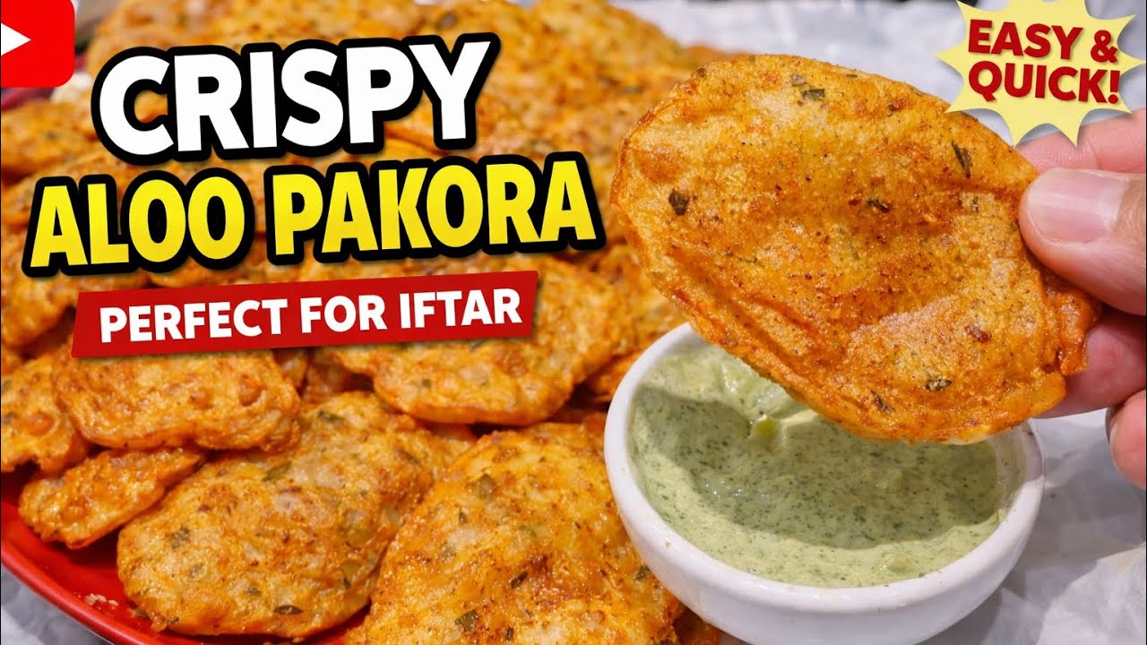 The Secret to Super Crispy Aloo Pakoras | Perfect Iftar Snack | Kid-Approved & Super Crunchy