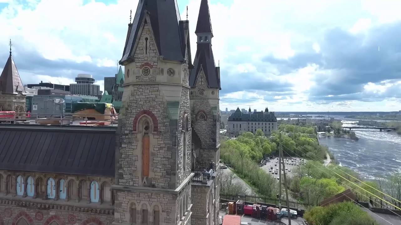 West Block Rehabilitation Drone Video