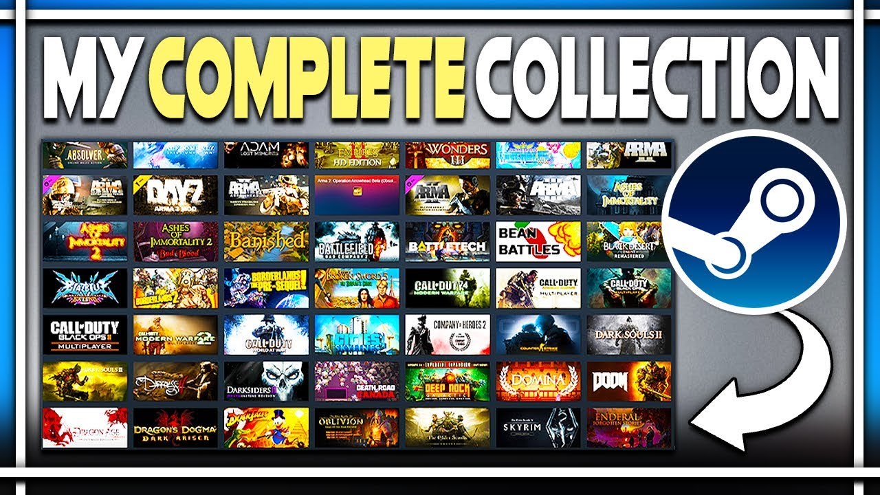 Mush's COMPLETE STEAM Game Collection - 600+ Games!