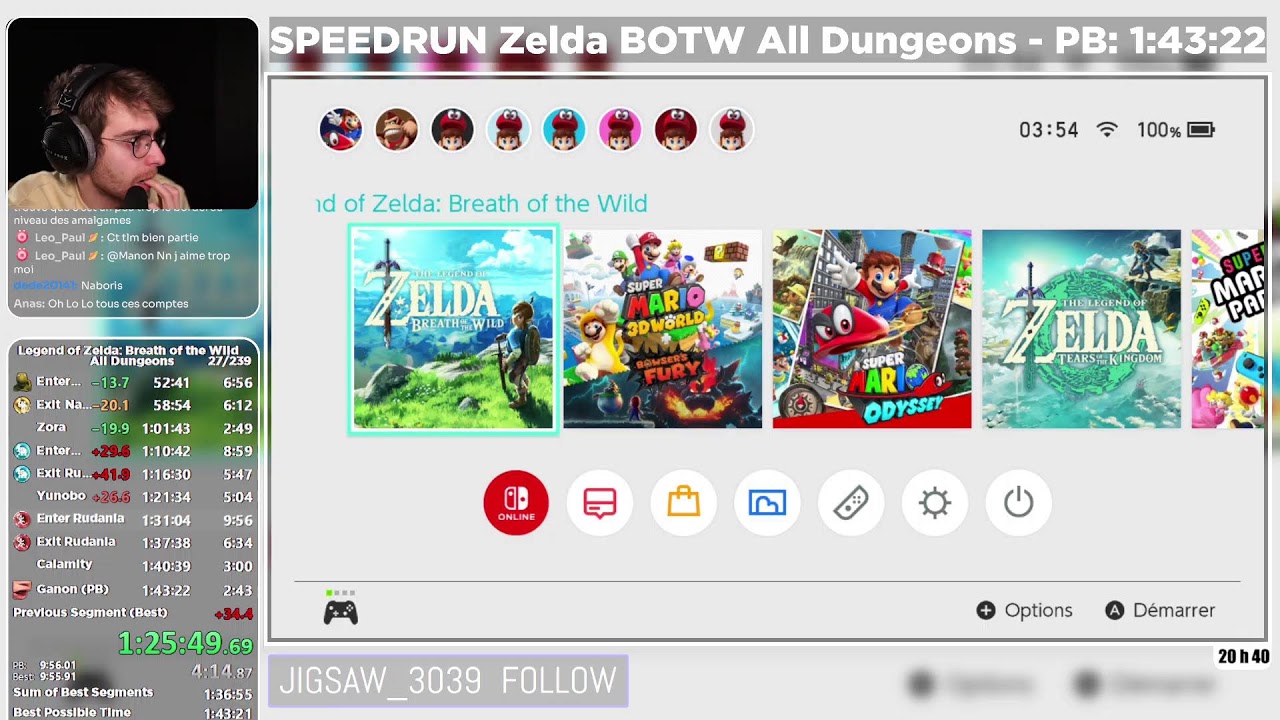 🔴SPEEDRUN de TOUS les DONJONS Zelda🔴