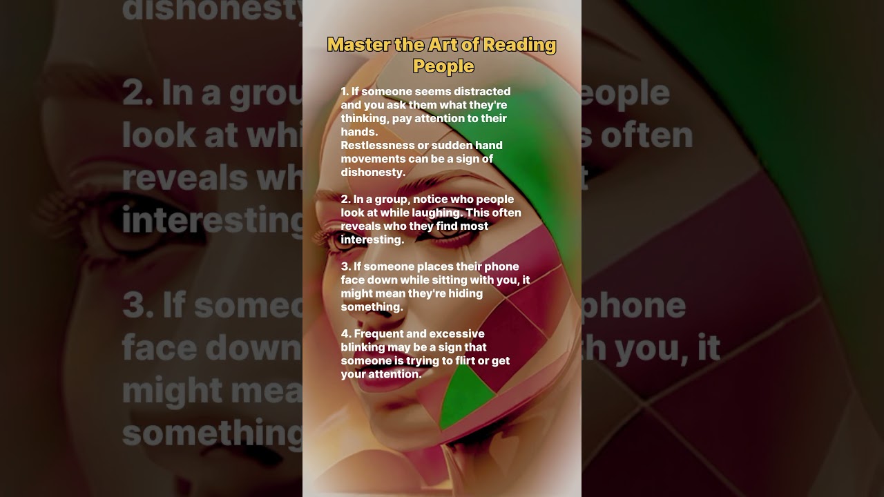 Master the Art of Reading People: Body Language, Gestures, and Facial Expression Psychology
