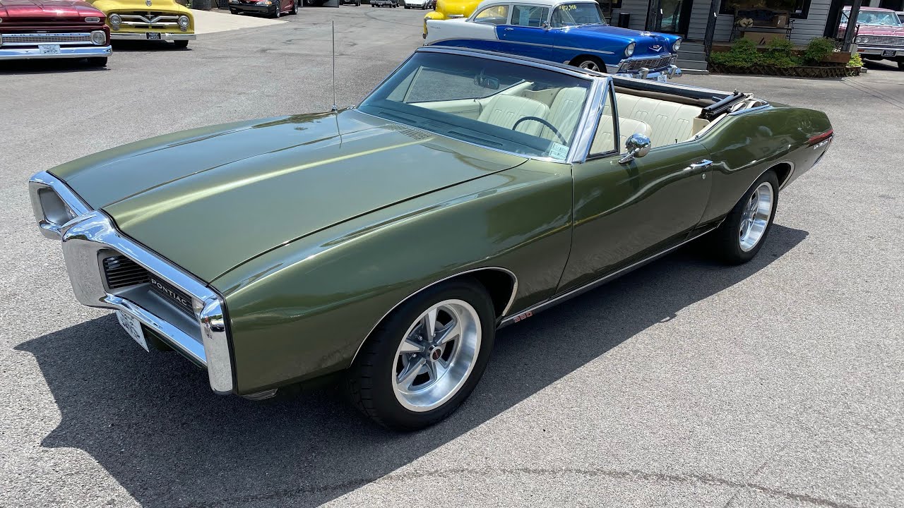 Test Drive 1968 Pontiac LeMans Convertible #1697 SOLD $29,900 Maple Motors #1697
