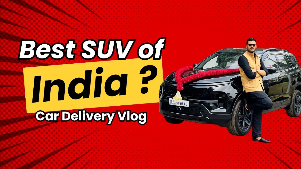 🧿 I Gifted My Wife a Tata Safari Dark Edition Automatic 🖤 | Best Surprise Ever | Car Delivery Vlog