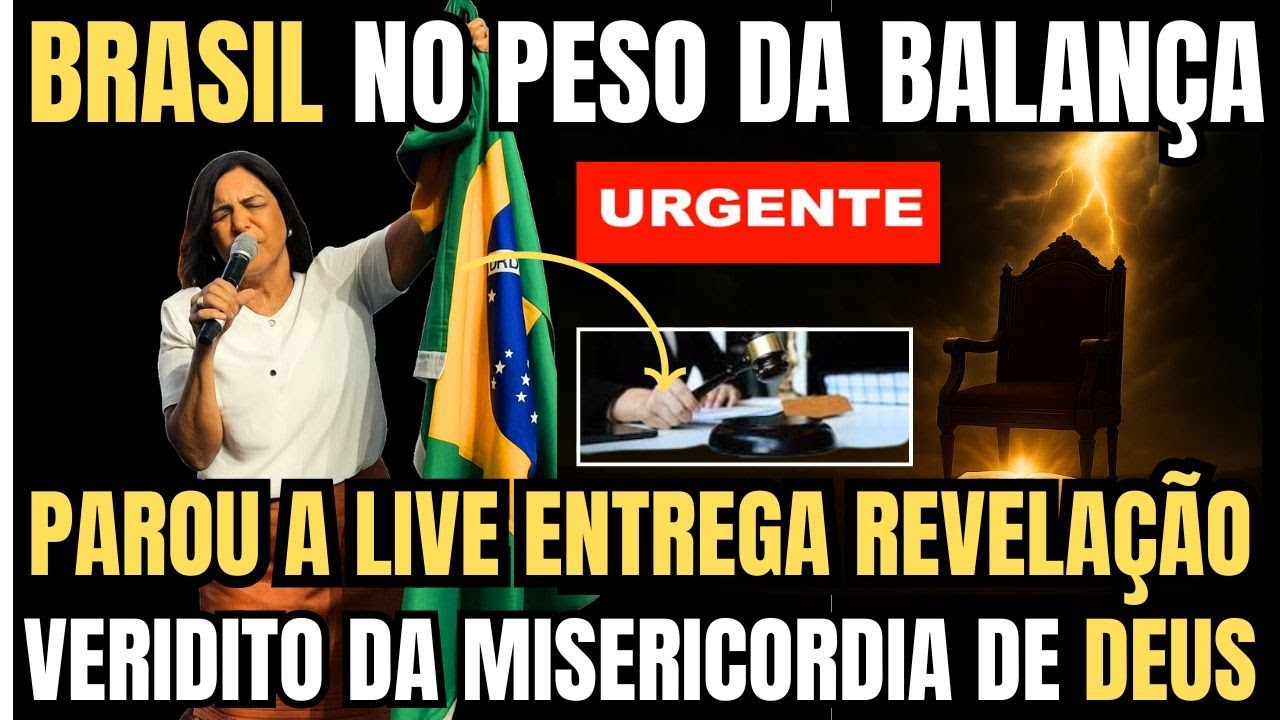 🚨AMERICANA PAROU A LIVE - ENTREGA REVELA&Ccedil;&Atilde;O - BRASIL NO PESO DA BALAN&Ccedil;A -🔥SE LEVANTE BRASIL