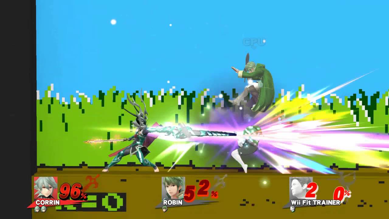 corrin vs robin and wiifittrainer