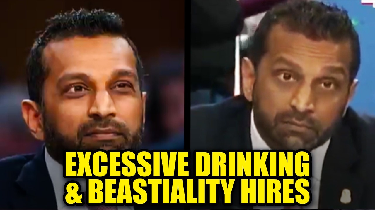 Kash Patel HUMILIATED At Senate Hearing On Drinking & Beastiality