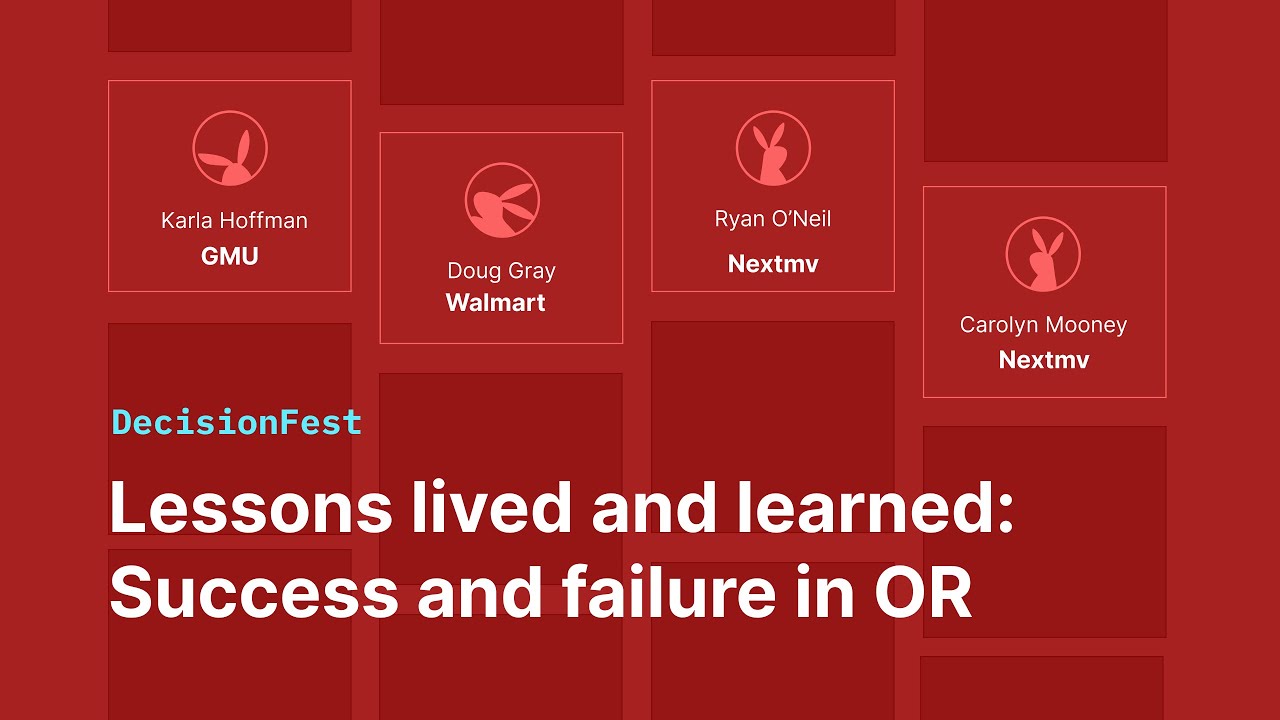 Lessons lived and learned: Project success and failure in decision science