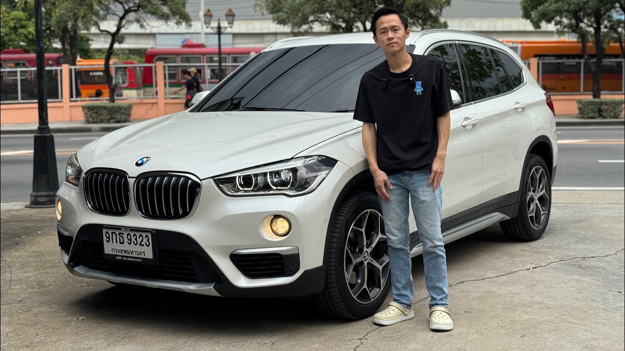 🚘BMW X1 sDRIVE 18d XLINE 2019 สีขาว ดีเซล✅ราคา 829,000 บาท🛣️ไมล์ 30,000 กม.