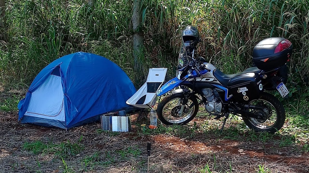 moto acampamento