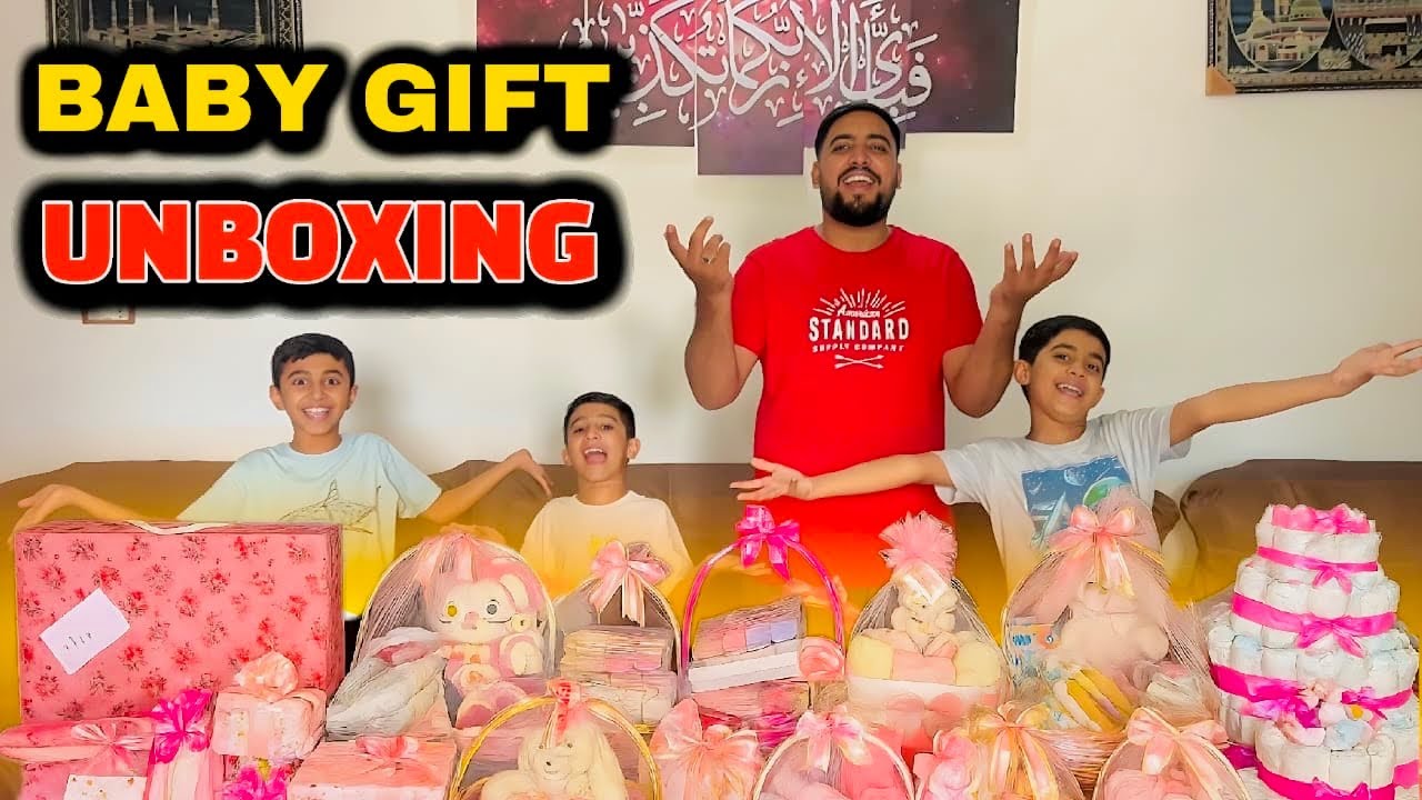 Baby Gifts Unboxing 🎁❤️ || Special Gifts From UK🇬🇧🥳 || #kashmiri_bethak 
