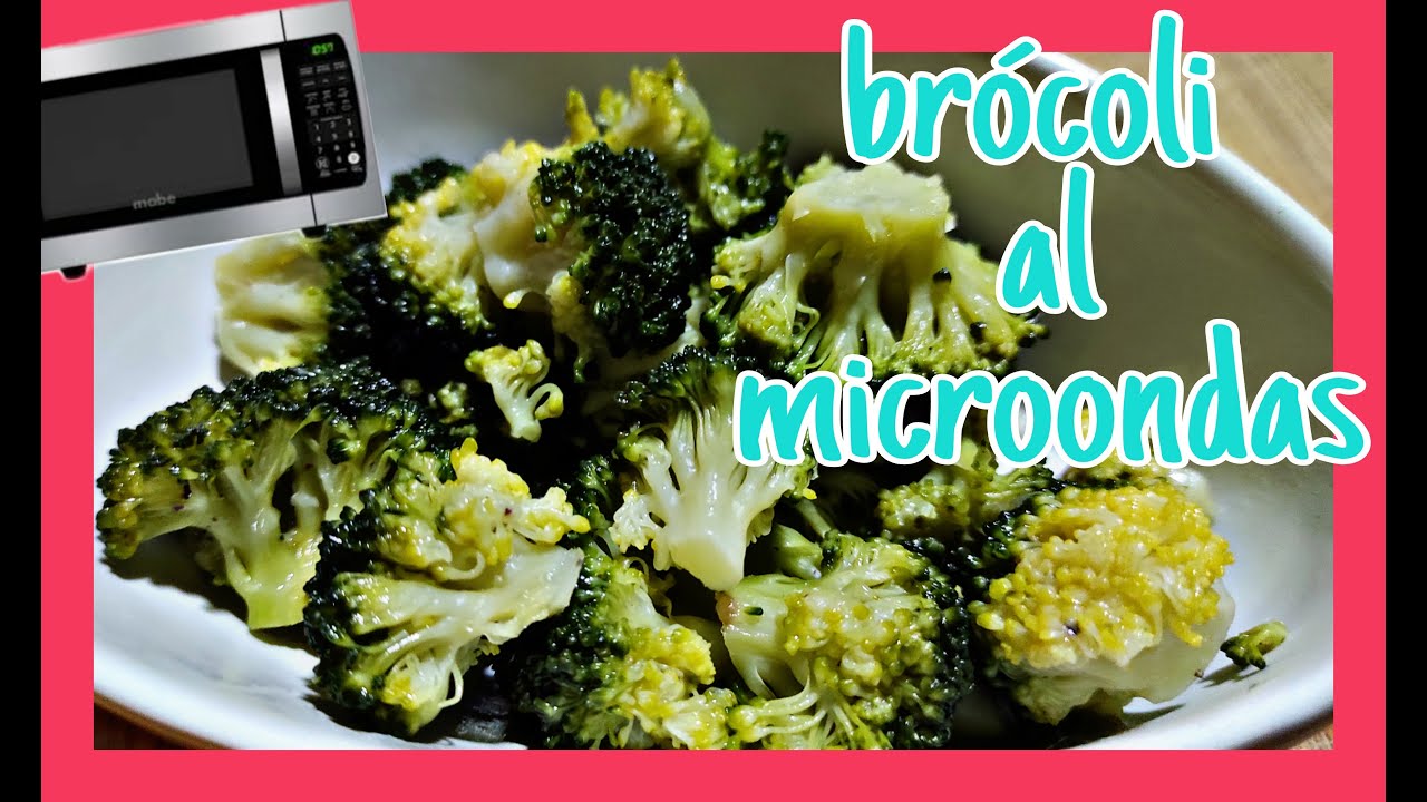 🥦 Cómo hacer BRÓCOLI al vapor en el microondas ⏰ en 10 minutos