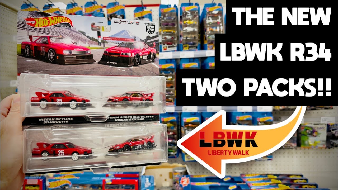 I FOUND THE NEW HOT WHEELS LIBERTY WALK NISSAN SKYLINE TWO PACKS!! TARGET HAD ANOTHER SURPRISE TOO!!
