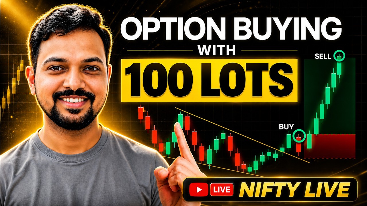 I Bought 100 Lots in Nifty LIVE &mdash; Super Strategy Reveal