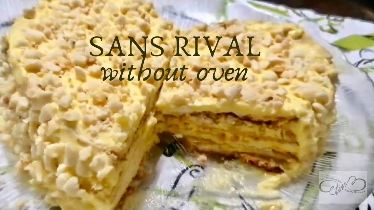 SANS RIVAL WITHOUT OVEN / DIY PIPING BAG / TM Treasured Moments