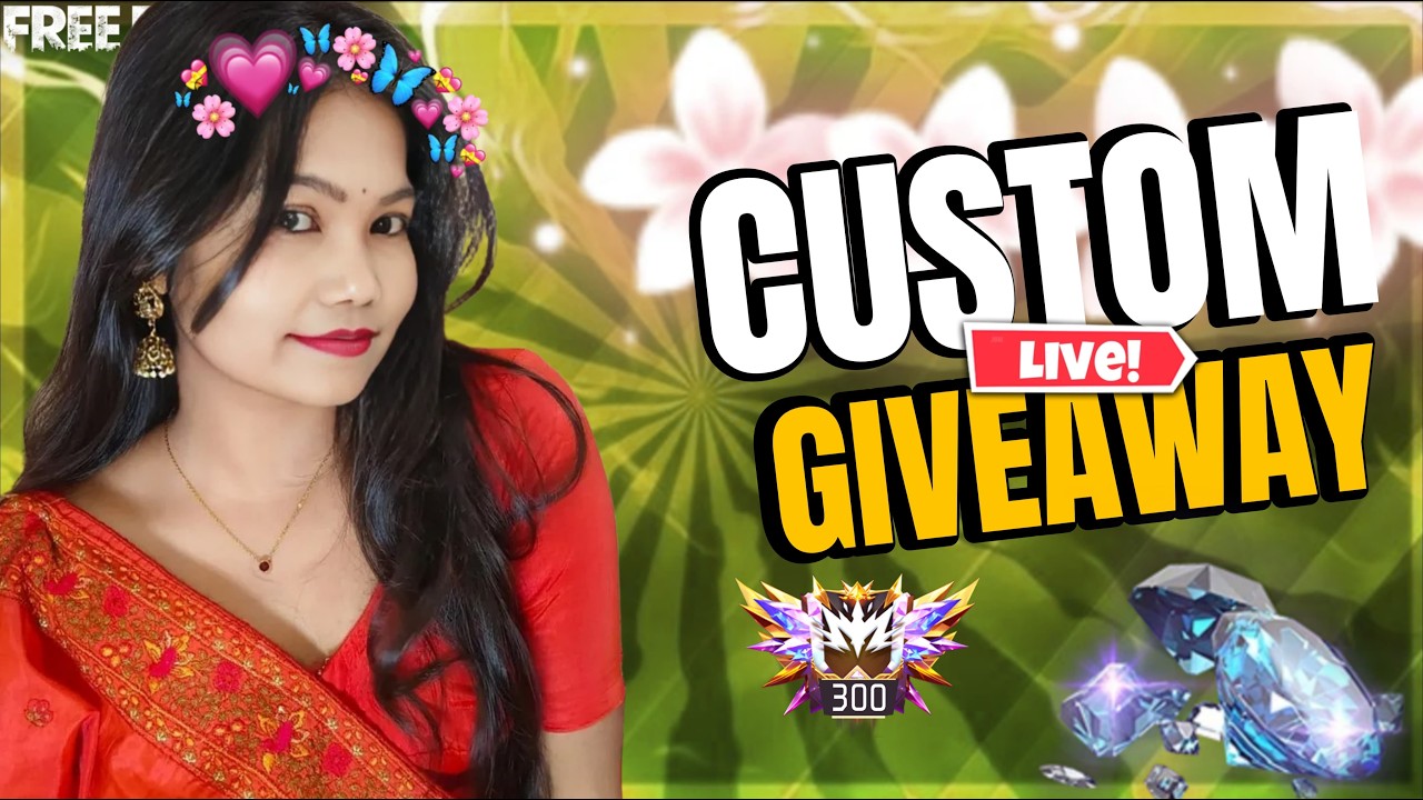 FREE FIRE LIVE GIVEAWAY CUSTOM ROOM | FF LIVE TEAM CODE GIVEAWAY | FF LIVE REDEEM CODE GIVEAWAY #ff