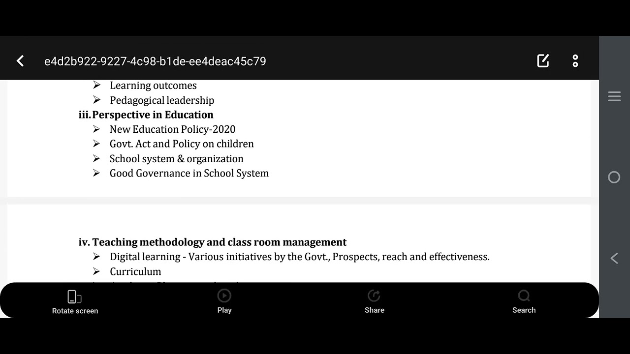#EMRS Principal  syllabus TIER 1 and TIER 2 