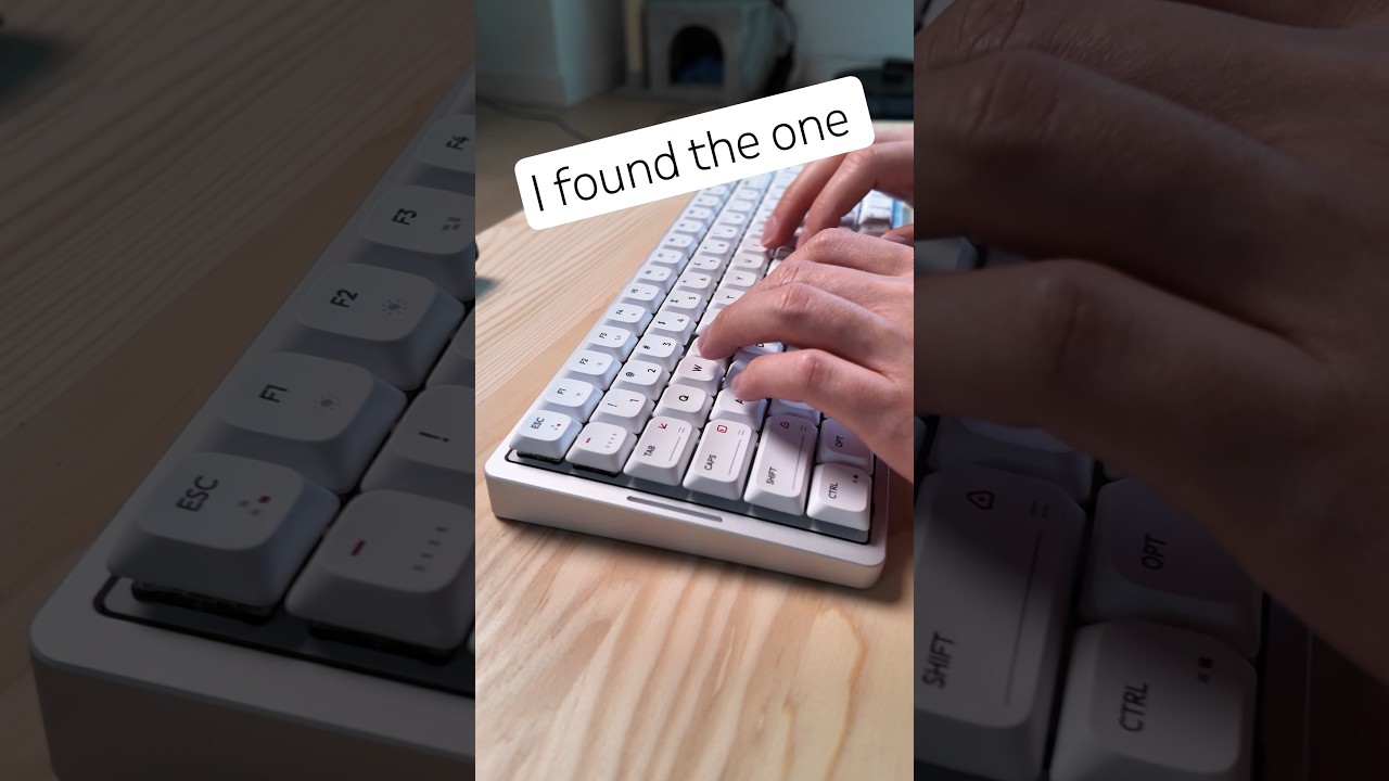 the perfect low-profile keyboard