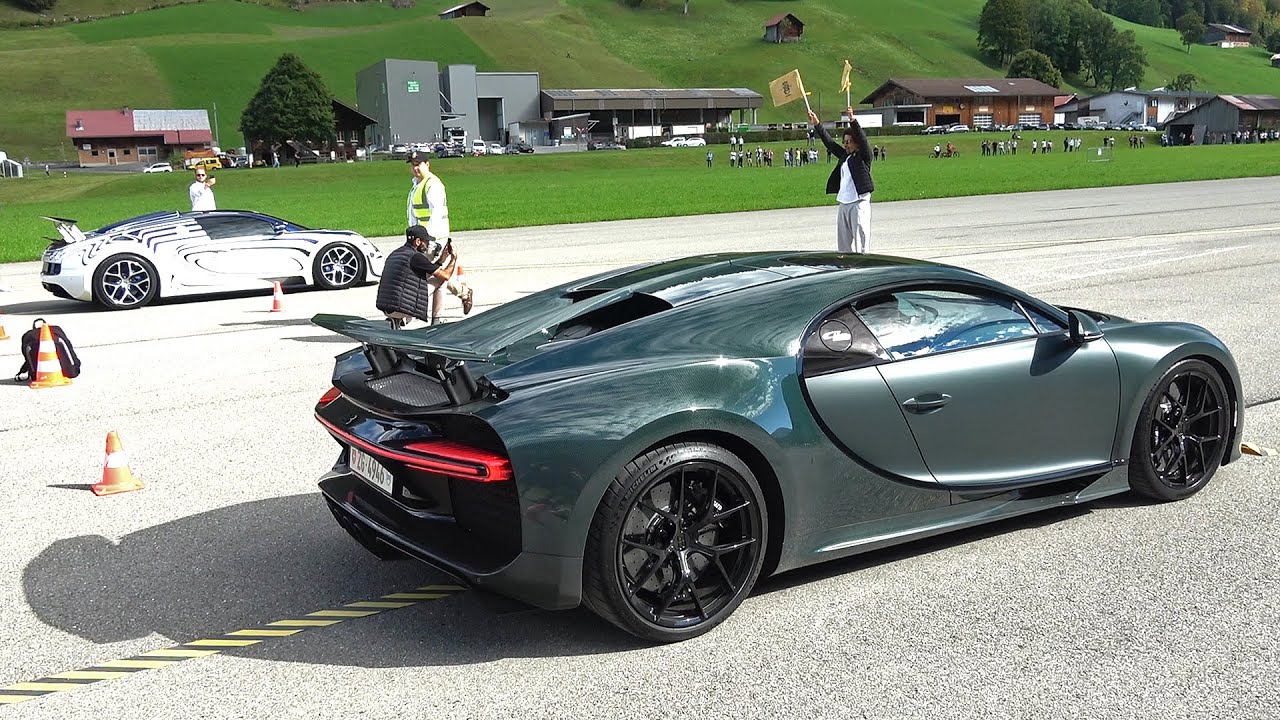 Bugatti Chiron Sport vs Bugatti Veyron Grand Sport Vitesse L'Or Blanc
