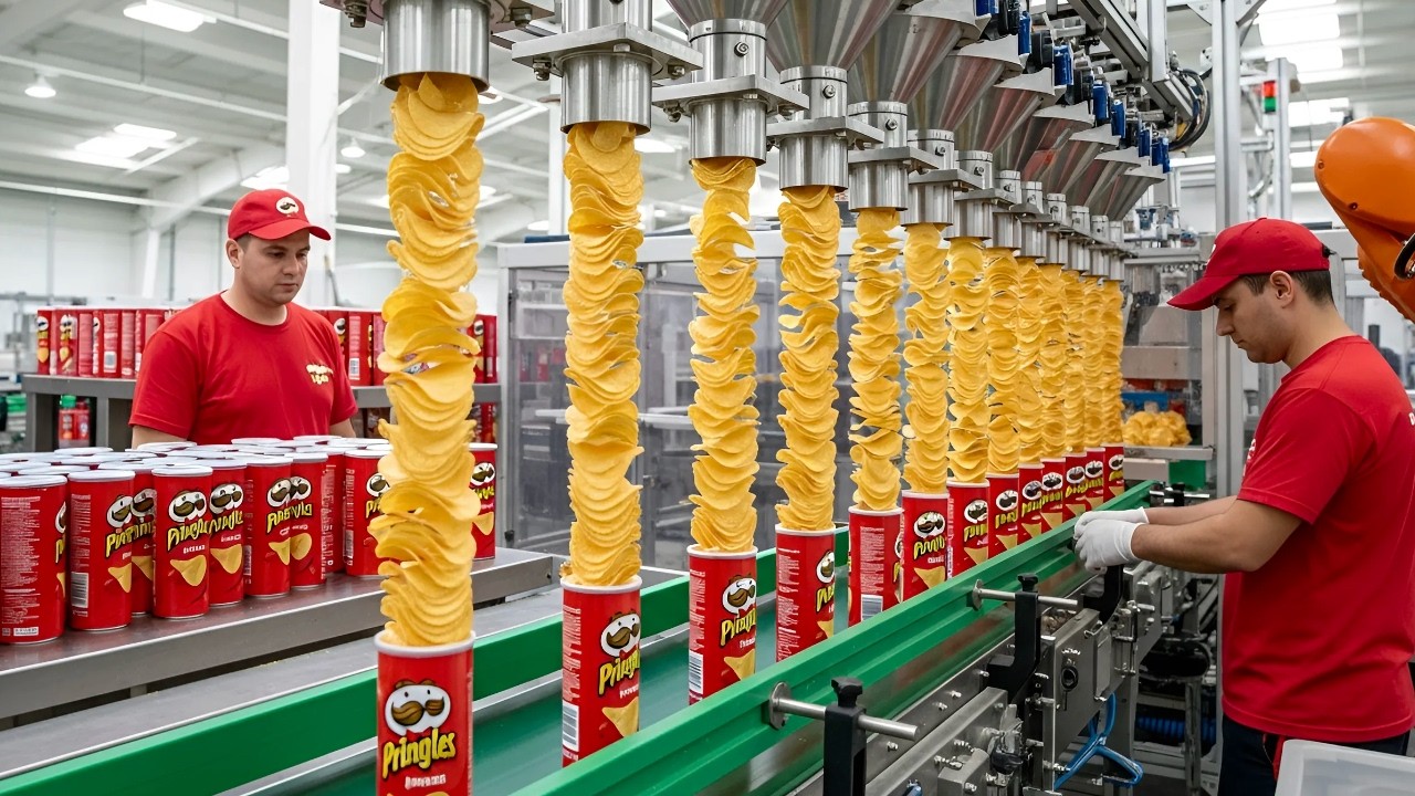 Inside the Pringles Factory – How They Make the Perfect Chip Every Time!