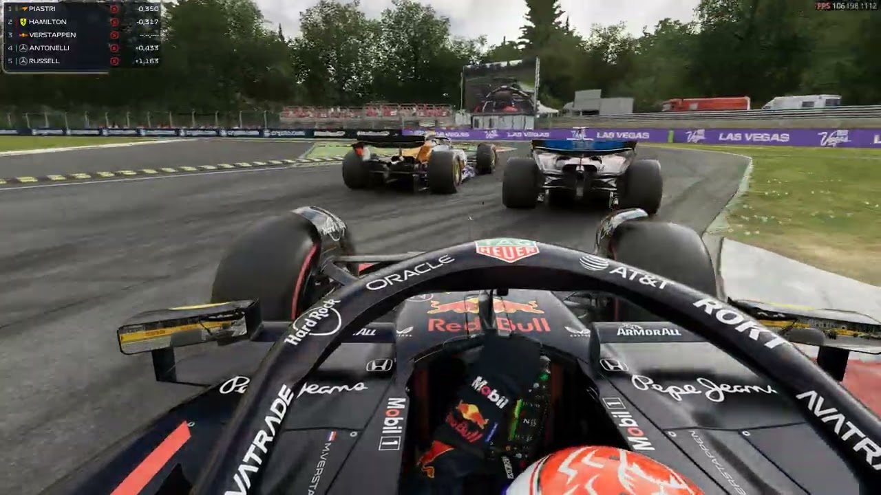 F1 25 - RTX 5070Ti - Max Settings with Path Tracing - Red Bull vs Ferrari - 5 Laps @ Monza