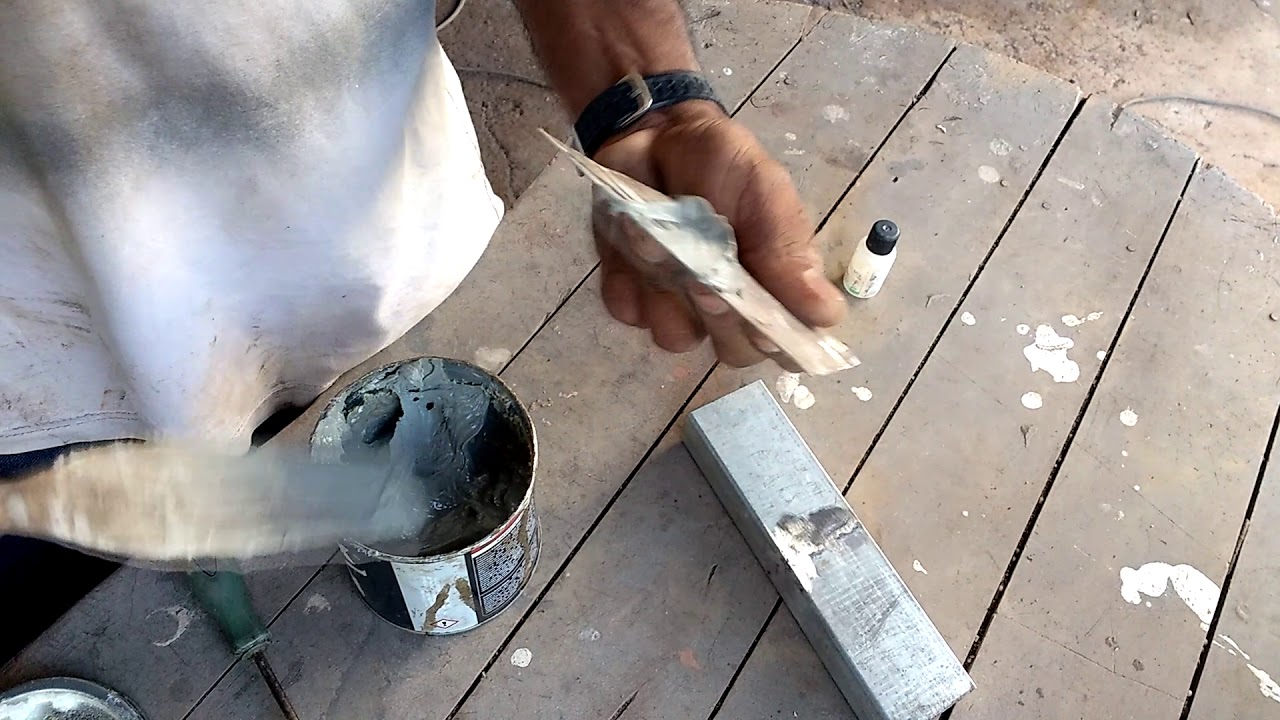 Como usar massa pl&aacute;stica