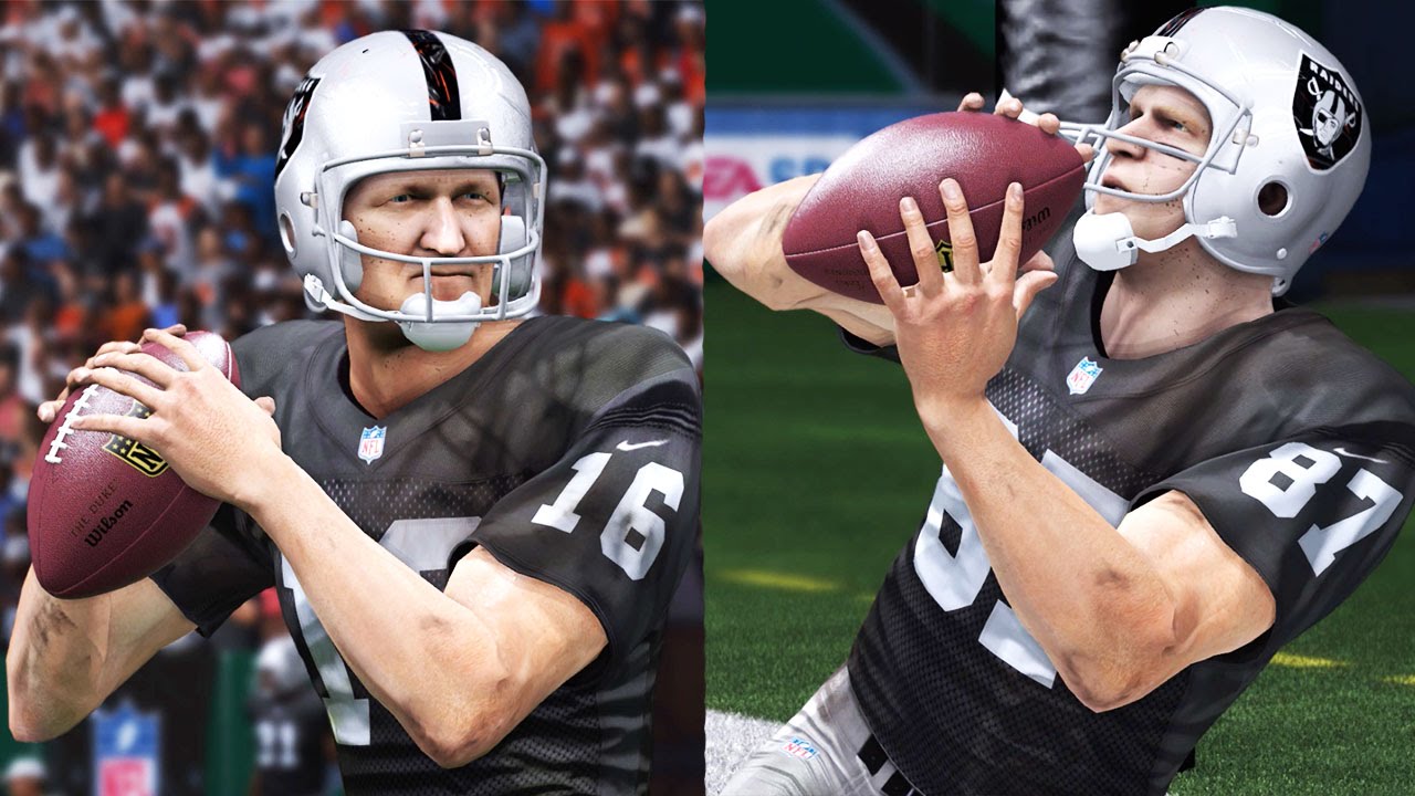 Madden 15 Ultimate Team Gameplay - Elite Kicker George Blanda Playing Quarterback! + Elite TE Casper