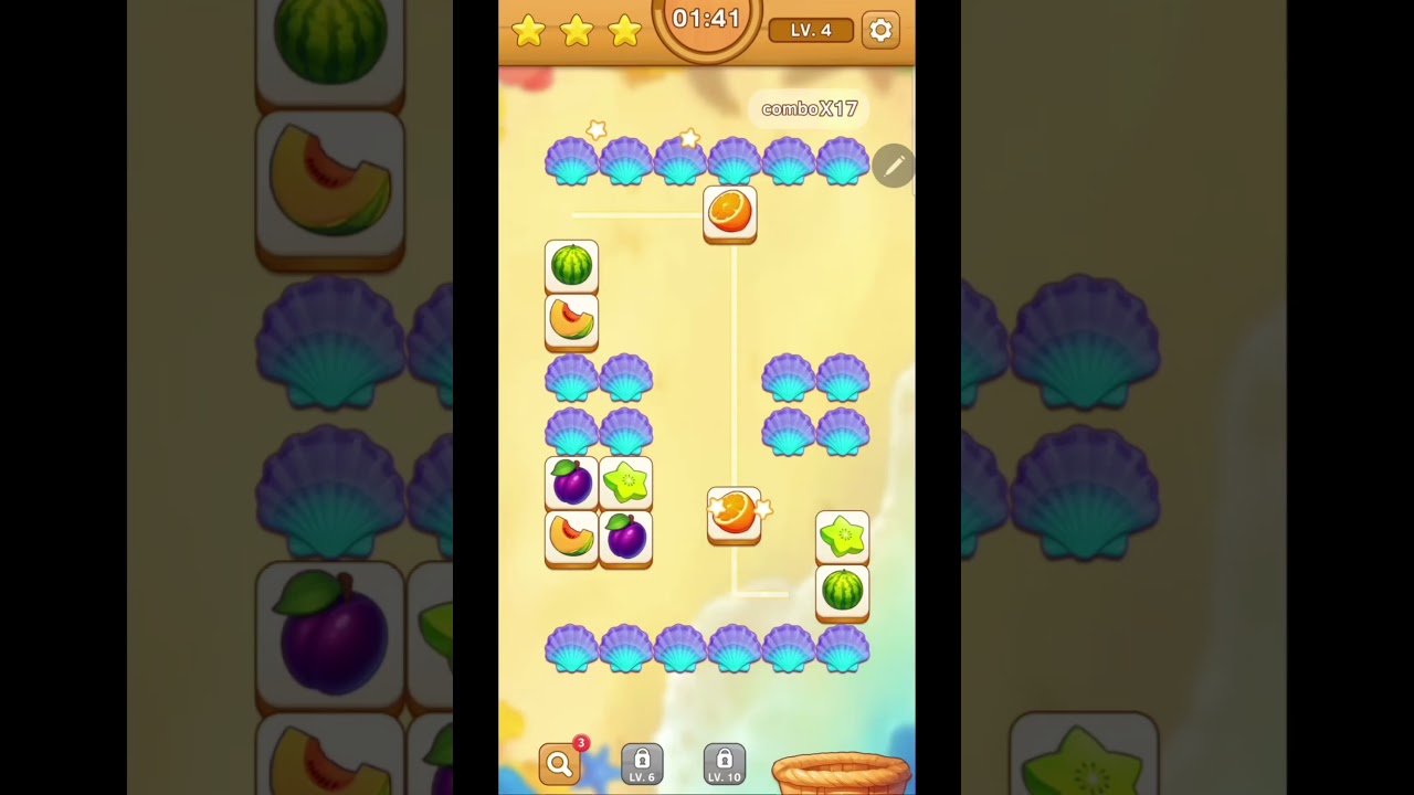 Fruit Connect 3 🍓 | Can You Beat This Puzzle? #Shorts
