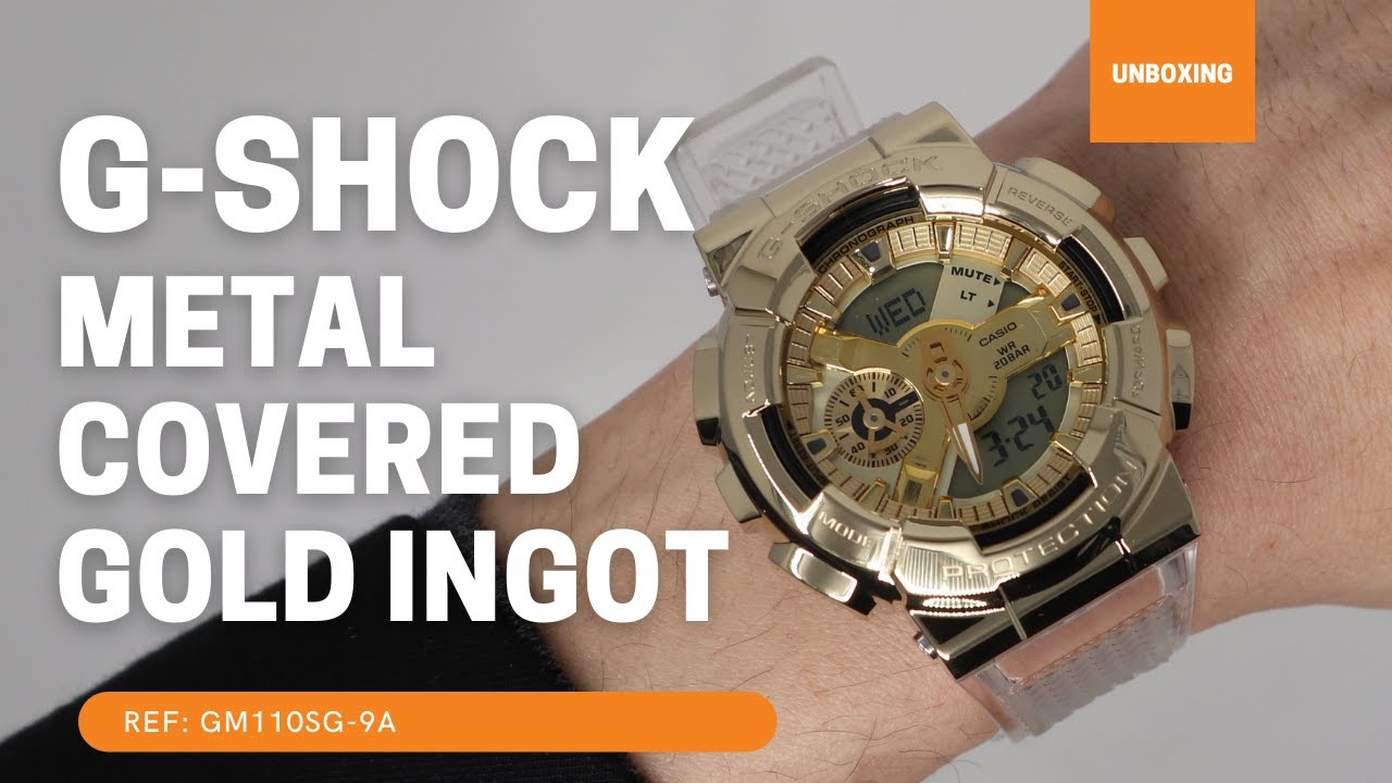 Unboxing 2021 G-Shock Metal Covered Gold Ingot GM110SG-9A