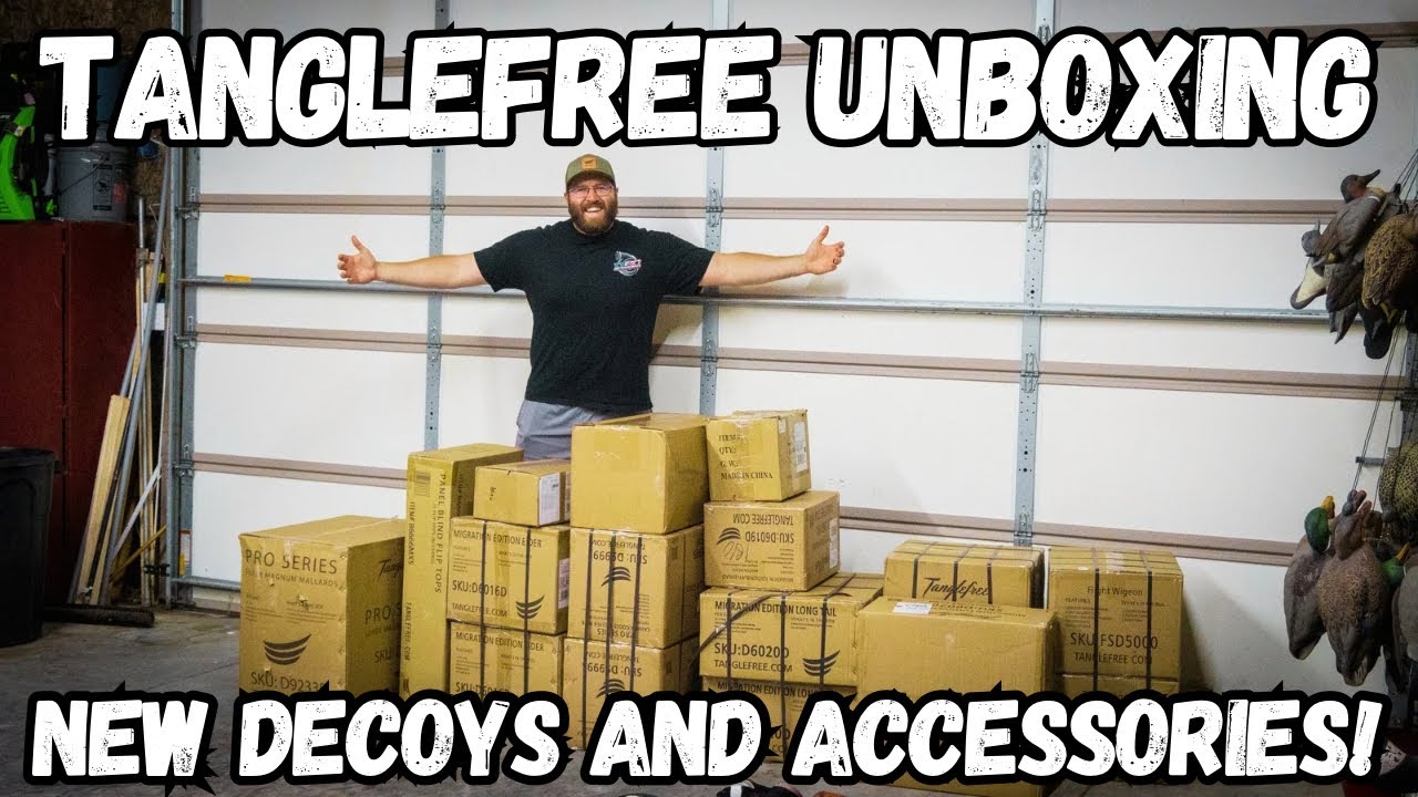 NEW TANGLEFREE SHIPMENT! | Unboxing Decoys and New Gear!