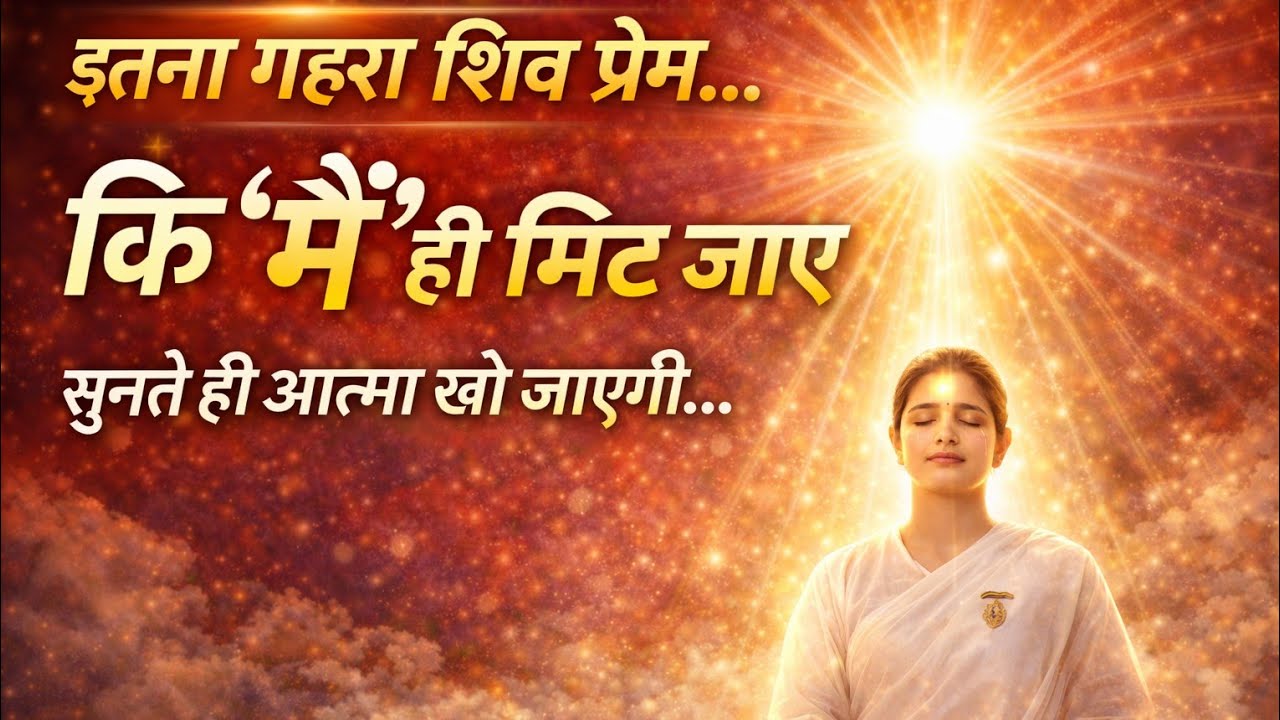 इतना गहरा शिव प्रेम की में ही मिट जाए सुनते ही आत्मा खो जाए # बीके शिव