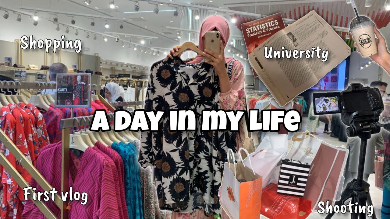 A DAY IN MY LIFE ✨ | Shopping, University, Shooting & Chit chat