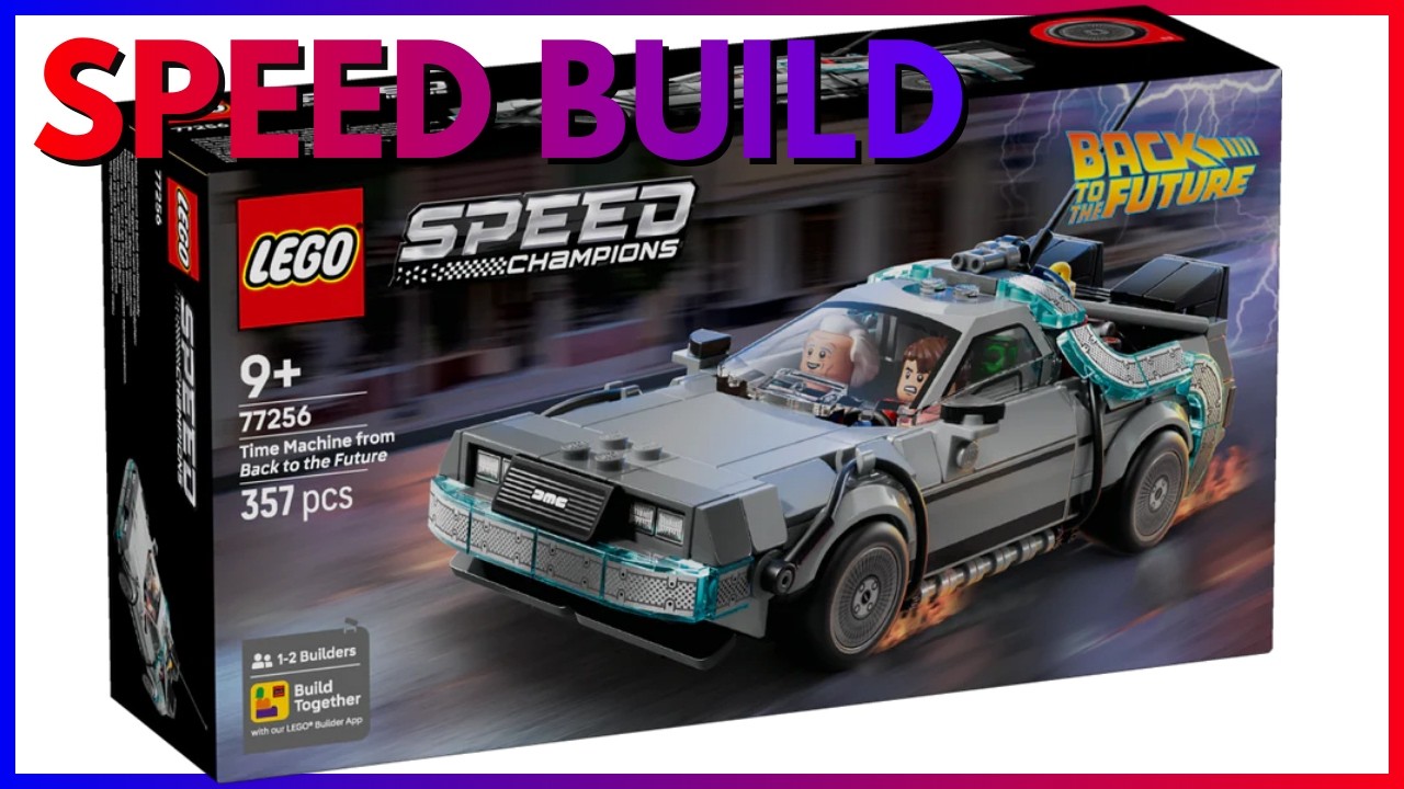 Lego 77256 Time Machine from Back to the Future Speed Build