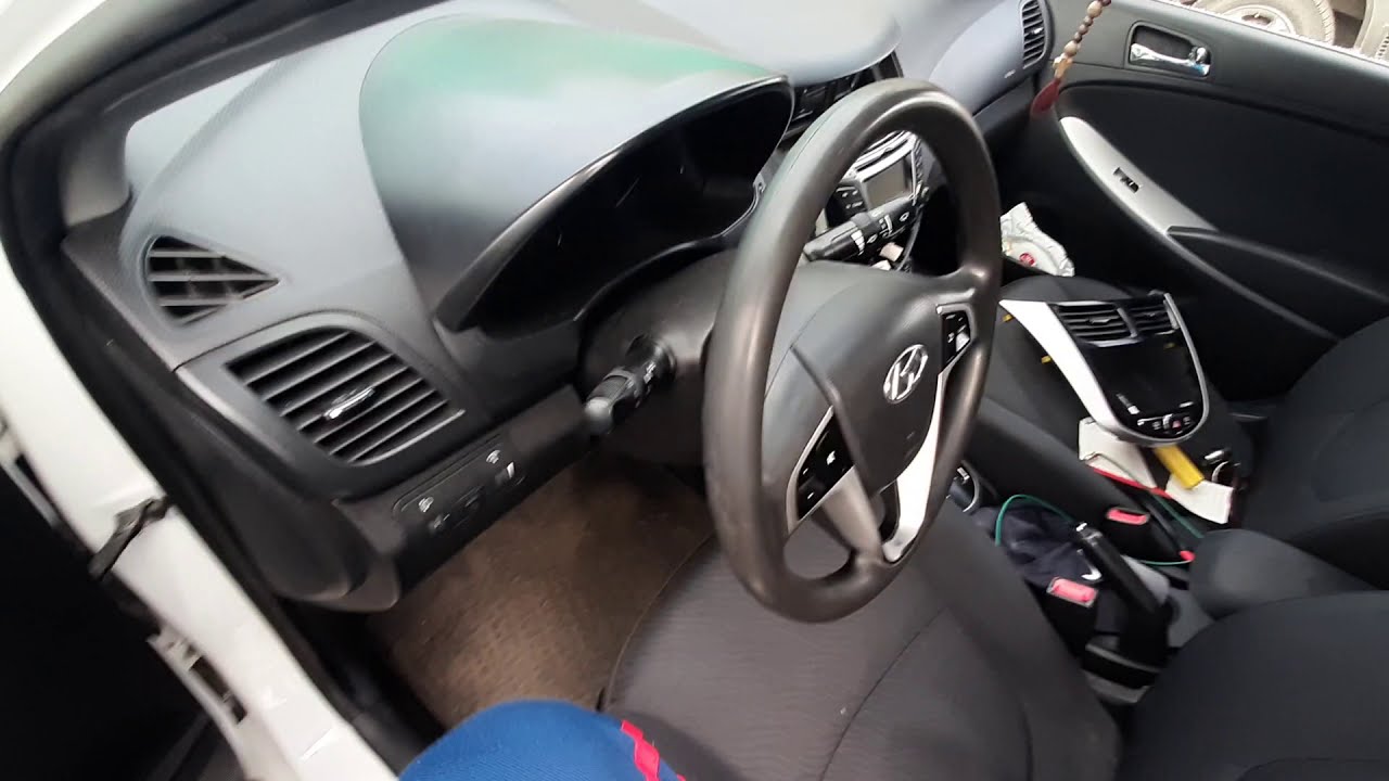 Установка сабвуфера к штатной магнитоле Hyundai solaris
