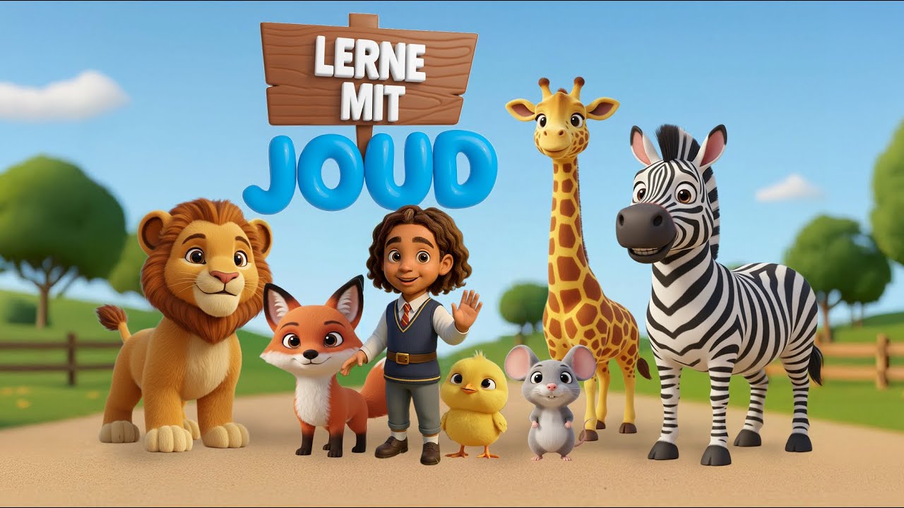 أسماء و أصوات الحيوانات بالألمانية للأطفال | Animal Names And Sounds In German For Children
