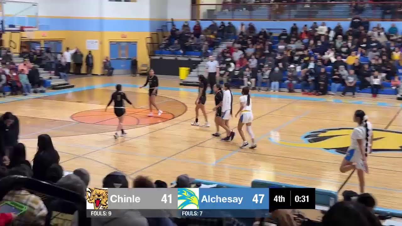 23-01-19 Chinle V Girls at Alchesay
