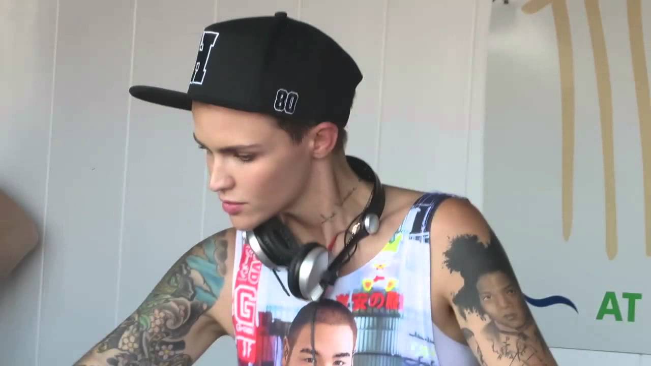 Ruby Rose DJ set at Paddy's