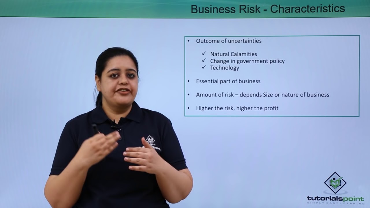 Class 11th – Business Risk | Business studies | Tutorials Point