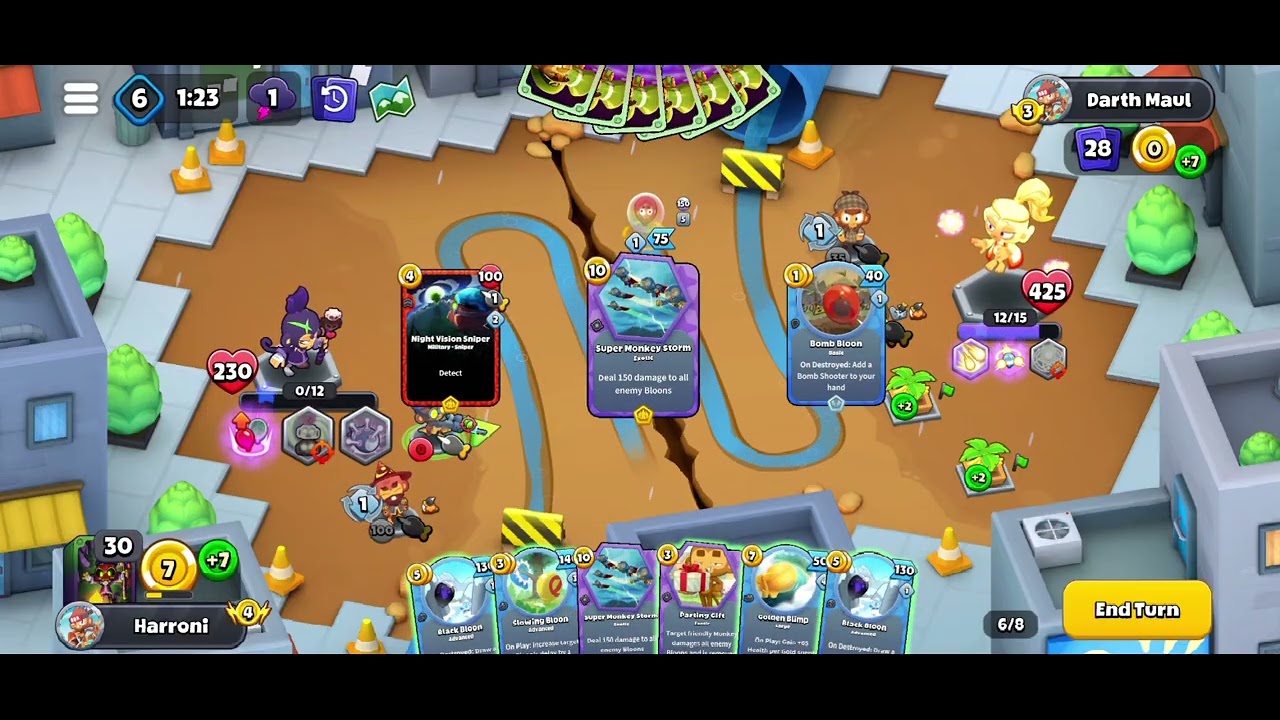 Daily(Hopefully) Bloons Card Storm Gameplay D209